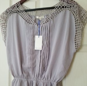 Tea N Rose Top medium NWT